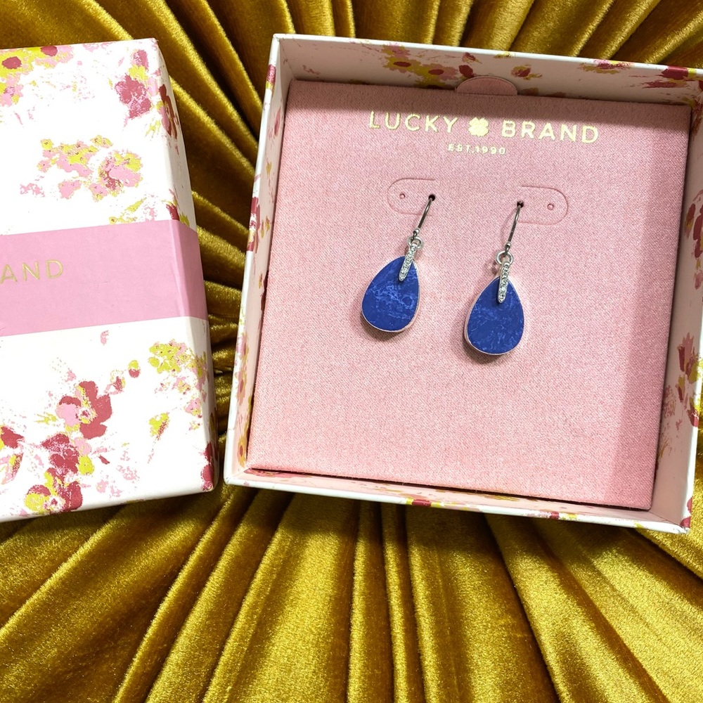 Lucky Brand Blue Earrings